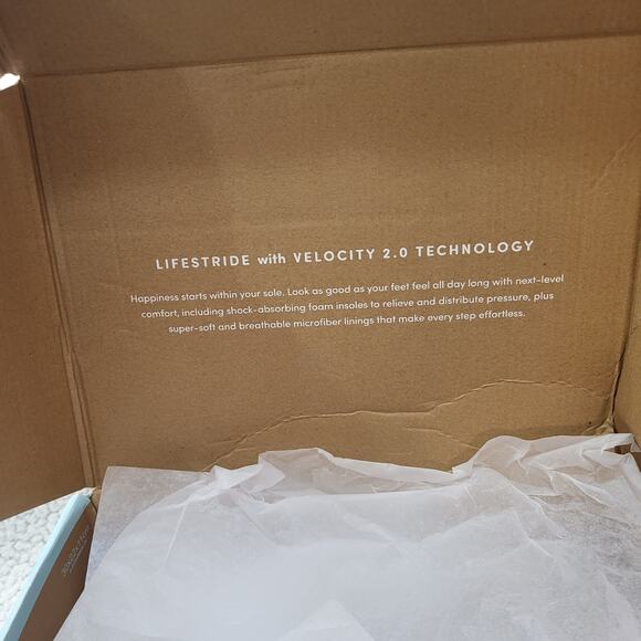 NIB LifeStride Womens Reba Rouched Western Ankle Booties Doe Grey 6.5 W - Picture 4 of 5